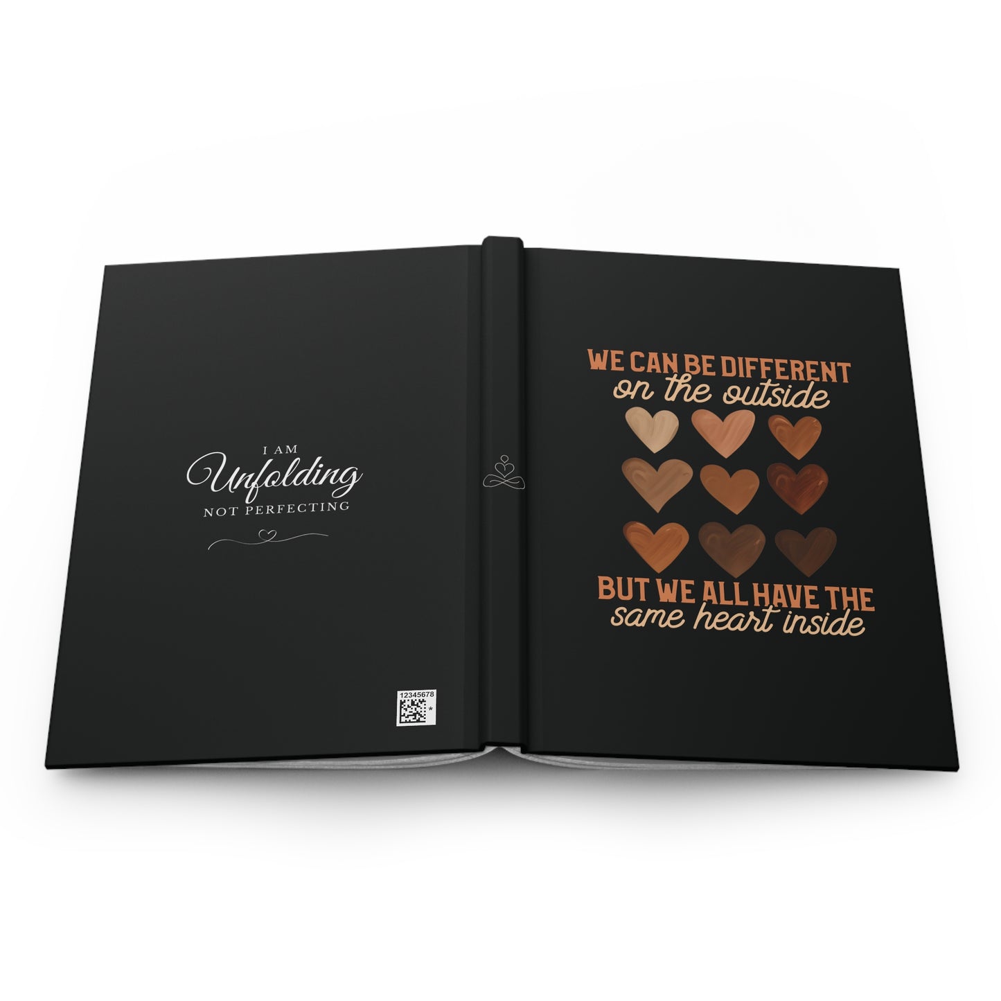 I Am Unfolding: The Same Heart 150-Page Hardcover Matte A5 Journal