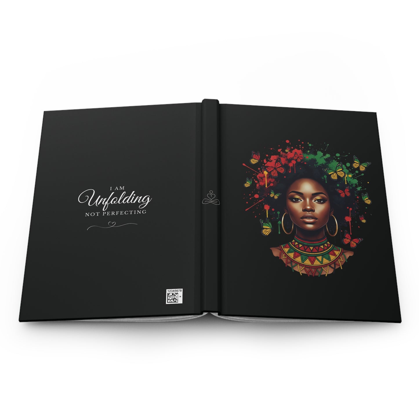 I Am Unfolding: The Butterfly Crown 150-Page Hardcover Matte A5 Journal