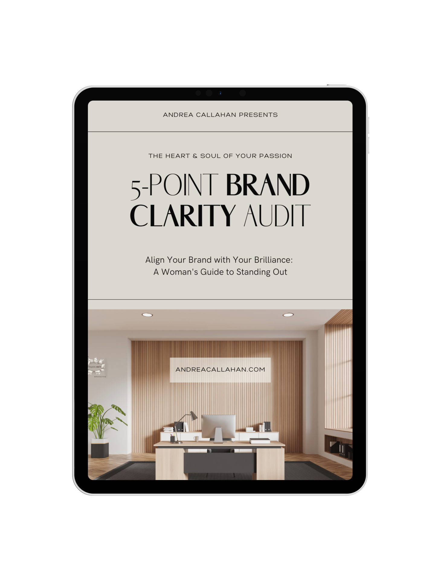 5-Point Brand Clarity Audit Digital Planner in iPad