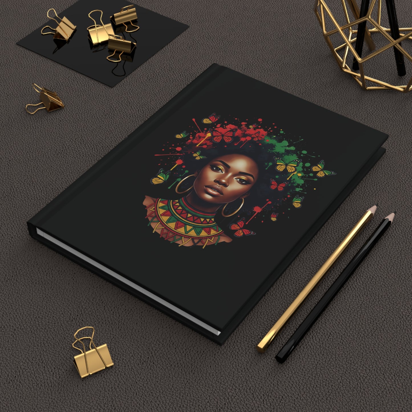 I Am Unfolding: The Butterfly Crown 150-Page Hardcover Matte A5 Journal