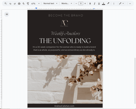 The Unfolding: A 30-Week Guided Path Back to Yourself